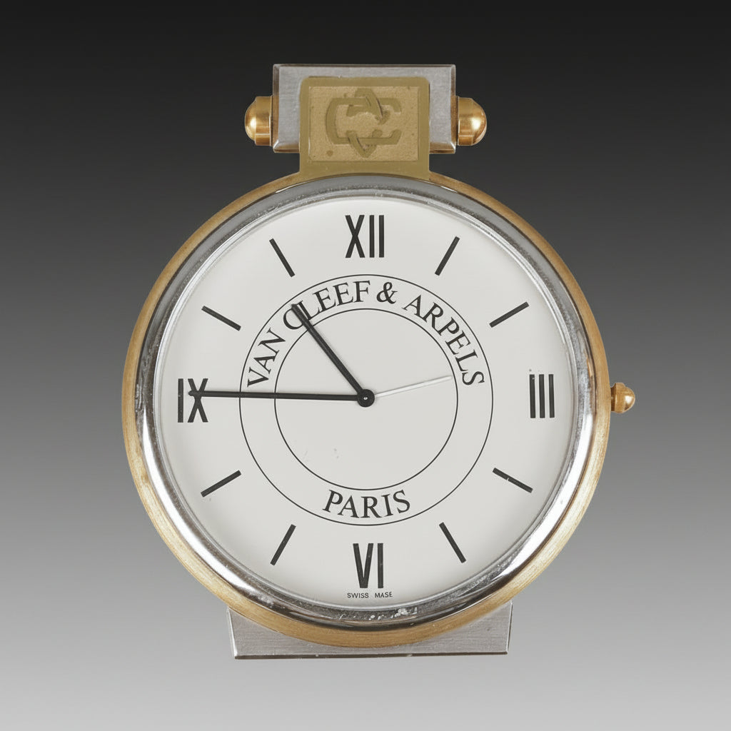 Van Cleff & Arpels Paris Desk Clock Horloge