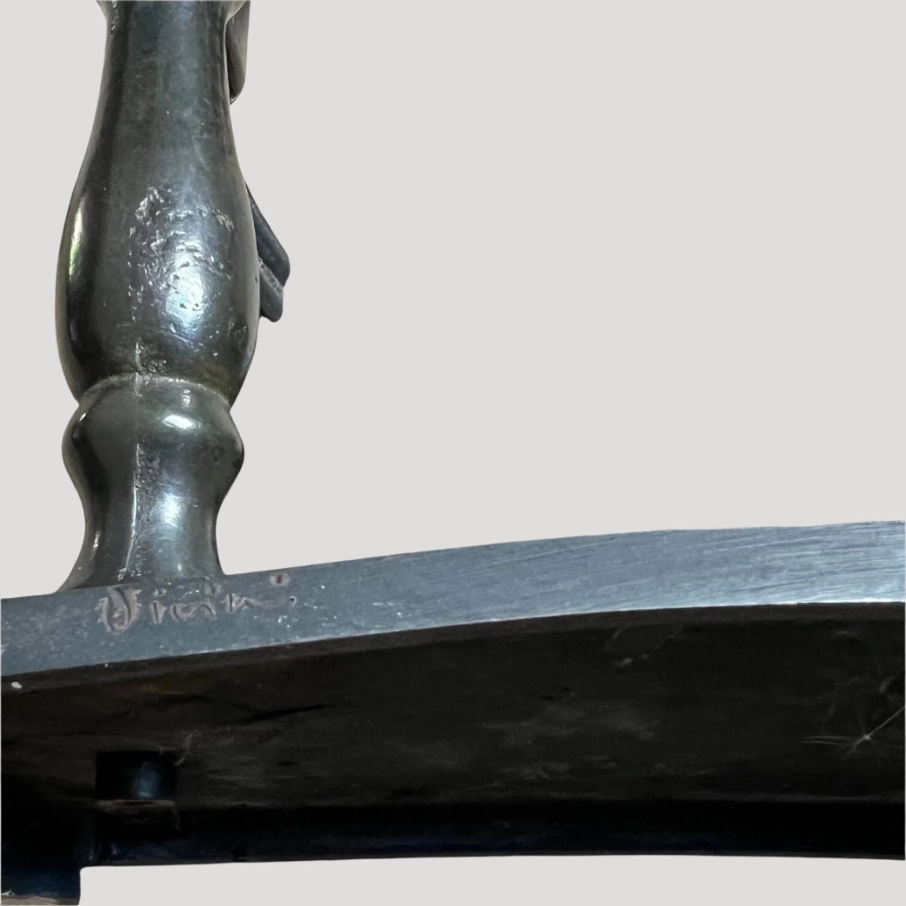 Vanni Viviani, Bronze & Industrial Steel Sculpture 1980, Limited 30/1000