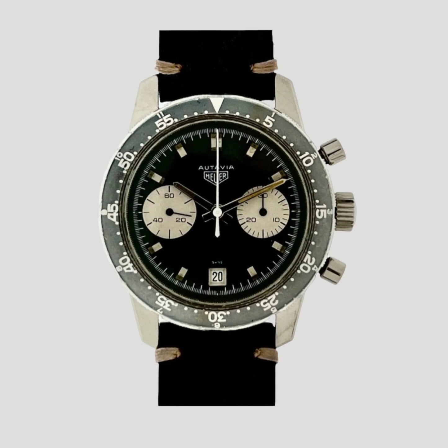 Vintage Heuer Autavia Chronograph Inverse Panda Dial Ref.7863