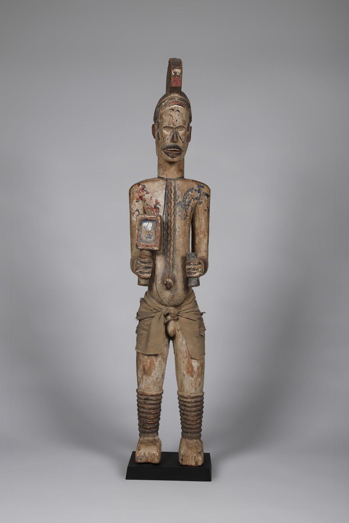 Wood Africain Figurine, Ibo tradition,  mid 20th