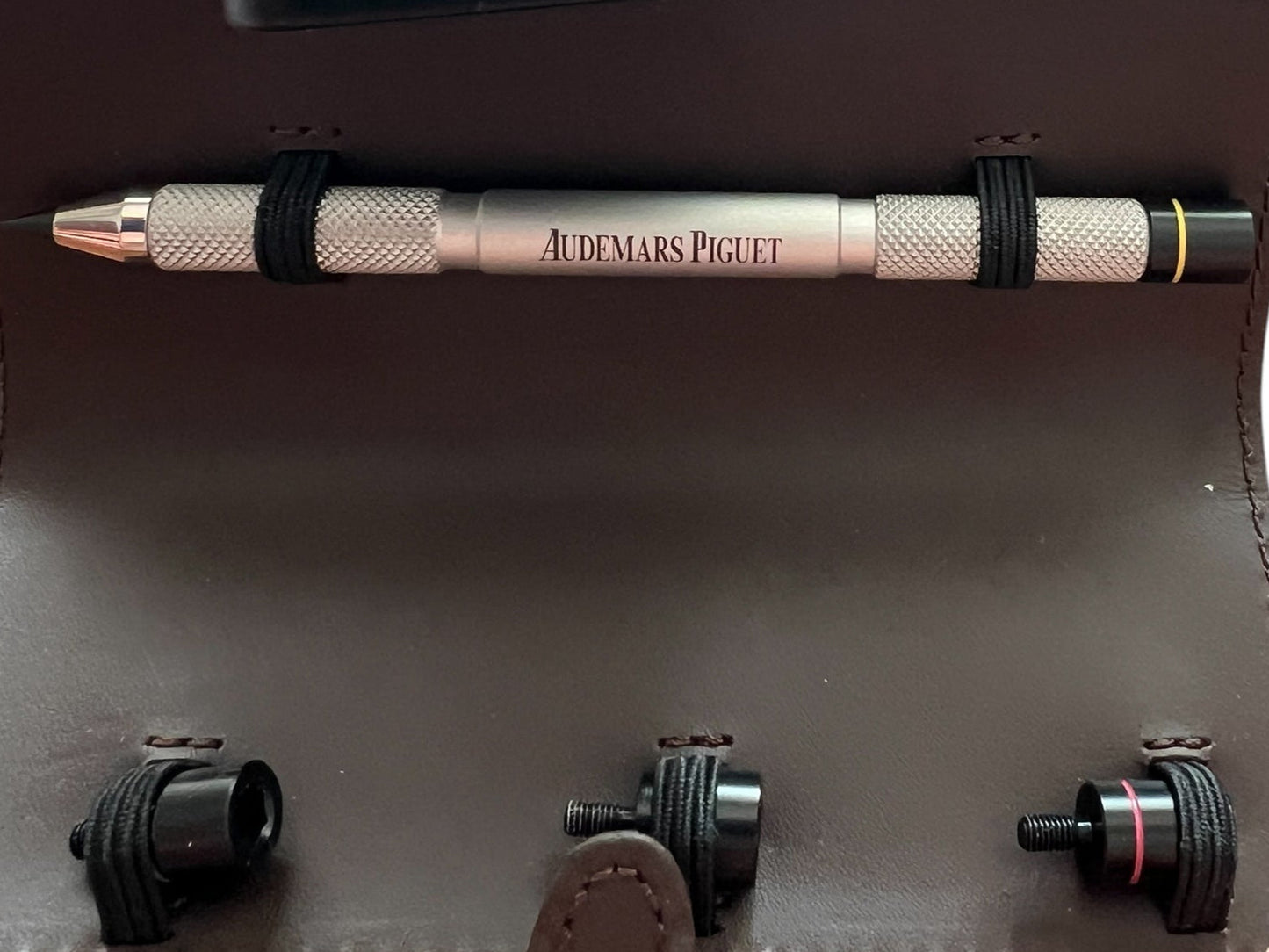 Audemars Piguet New Winding & Setting Tools Set For 15202. 26574.26522.15407 in its Leather Pouch Rare