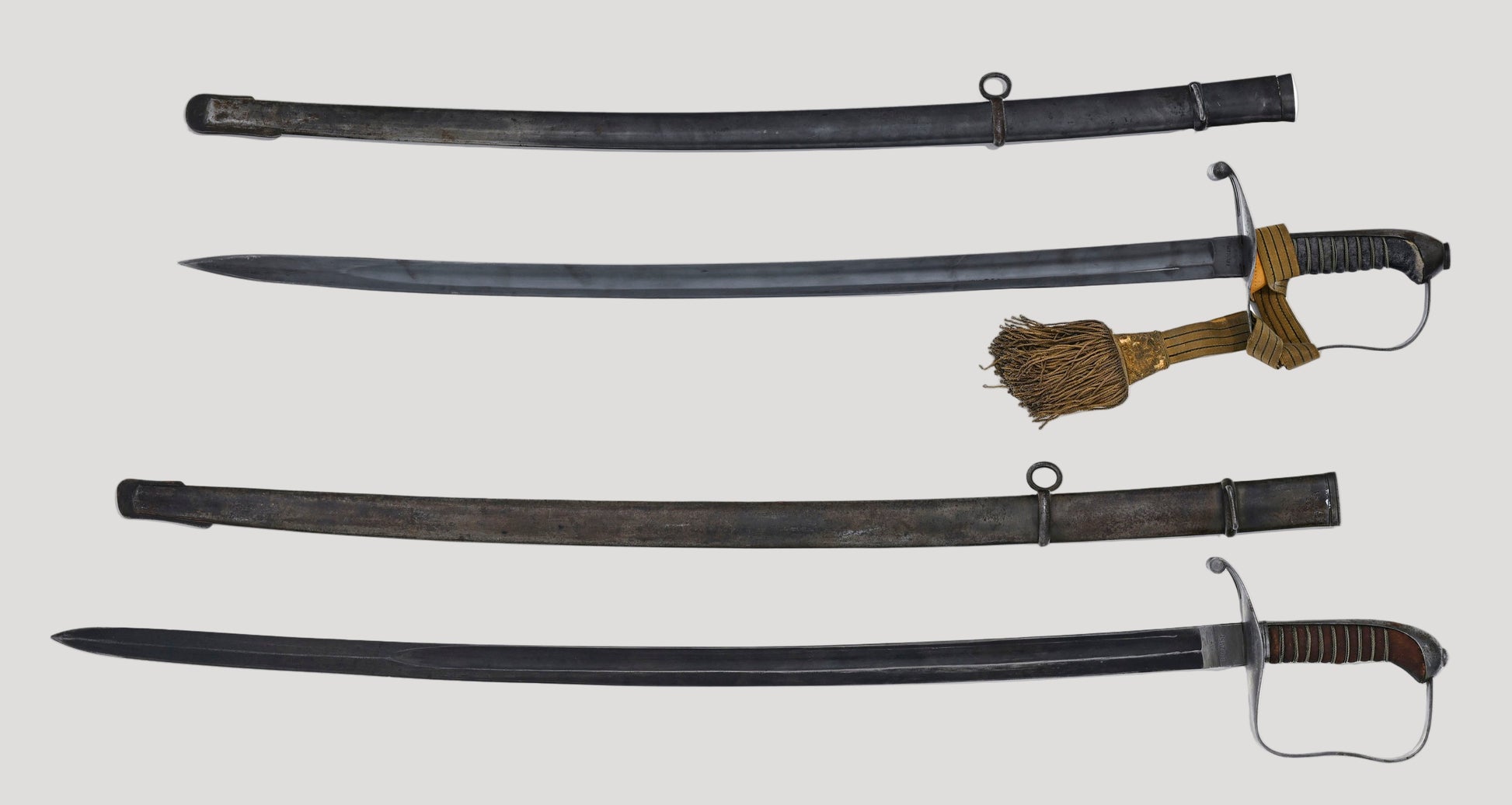 Austria, 2 M1861 officer's sabers: