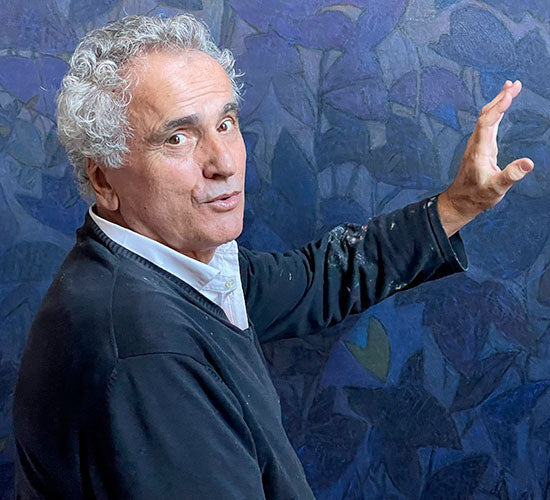 Bruno Dufourmantelle (1949), Green Silence, Large oil on canvas