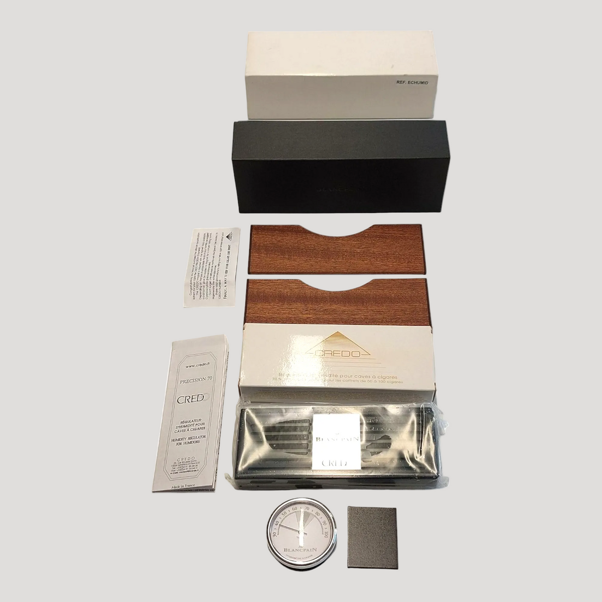 Blancpain New Credo Onyx Precision 70 Humidor Kit for 50-100 cigars