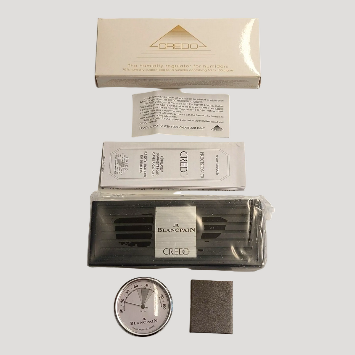 Blancpain New Credo Onyx Precision 70 Humidor Kit for 50-100 cigars