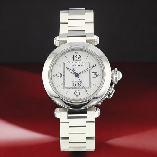 Cartier Pasha C Date Reference: 2475 Full Set