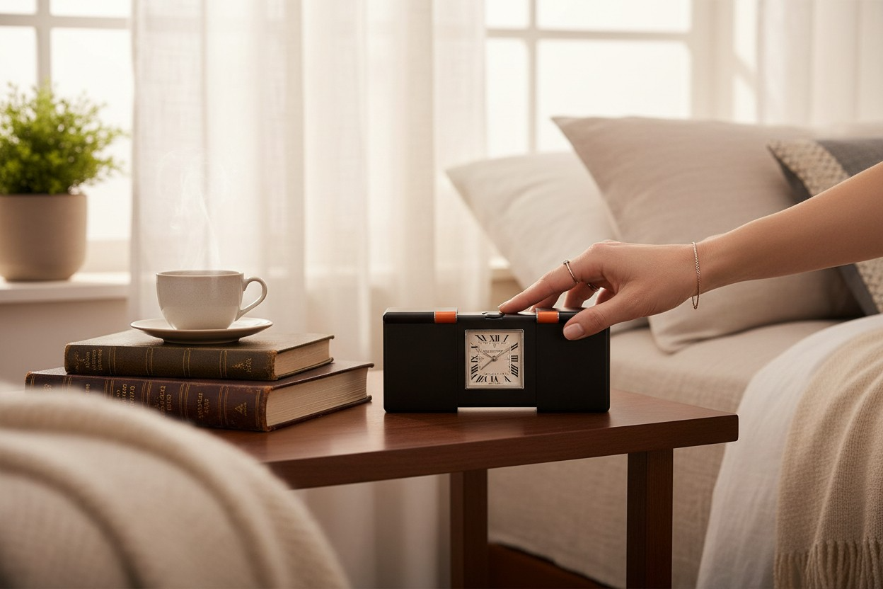 Cartier Turn Of The Century Travel Alarm Desk Clock Rare