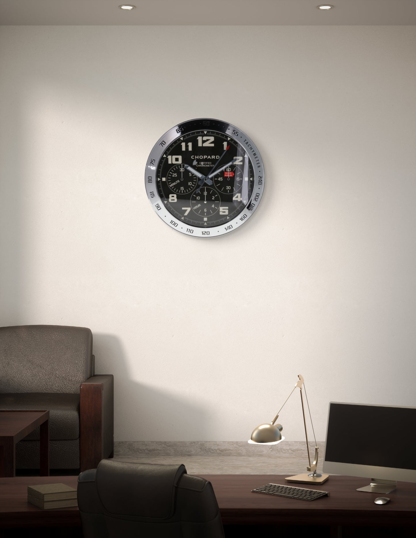 Chopard Official Retailer's Mille Miglia Chronograph Wall Clock