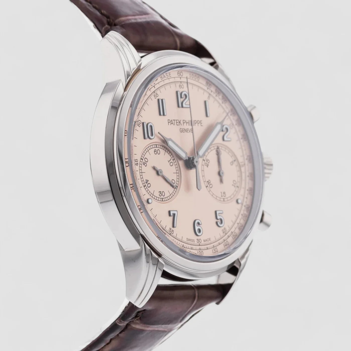 Patek Philippe Chronograph 5172G Salmon 18K White Gold 5172G-010 New Full Set