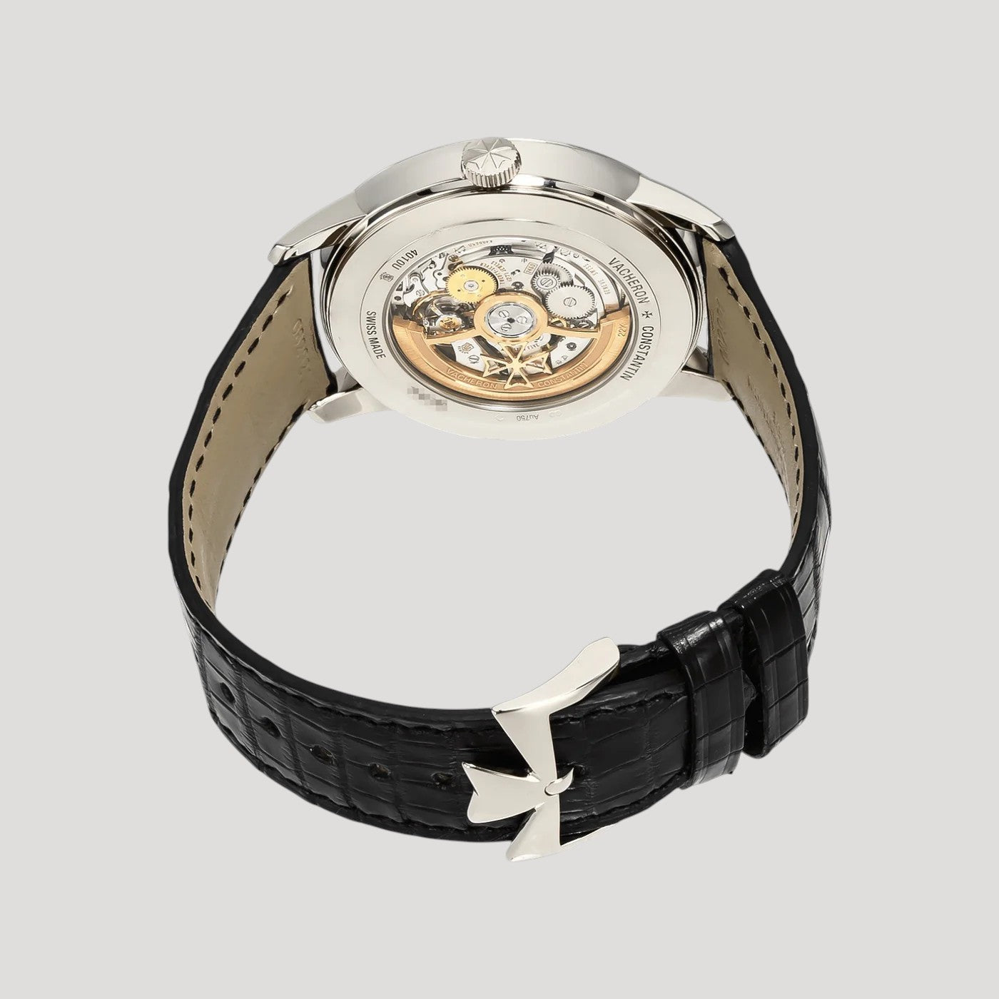 Vacheron Constantin Patrimony Moon Phase Retrograde Date White Gold Automatic 4010U/000G-B330 New Full Set