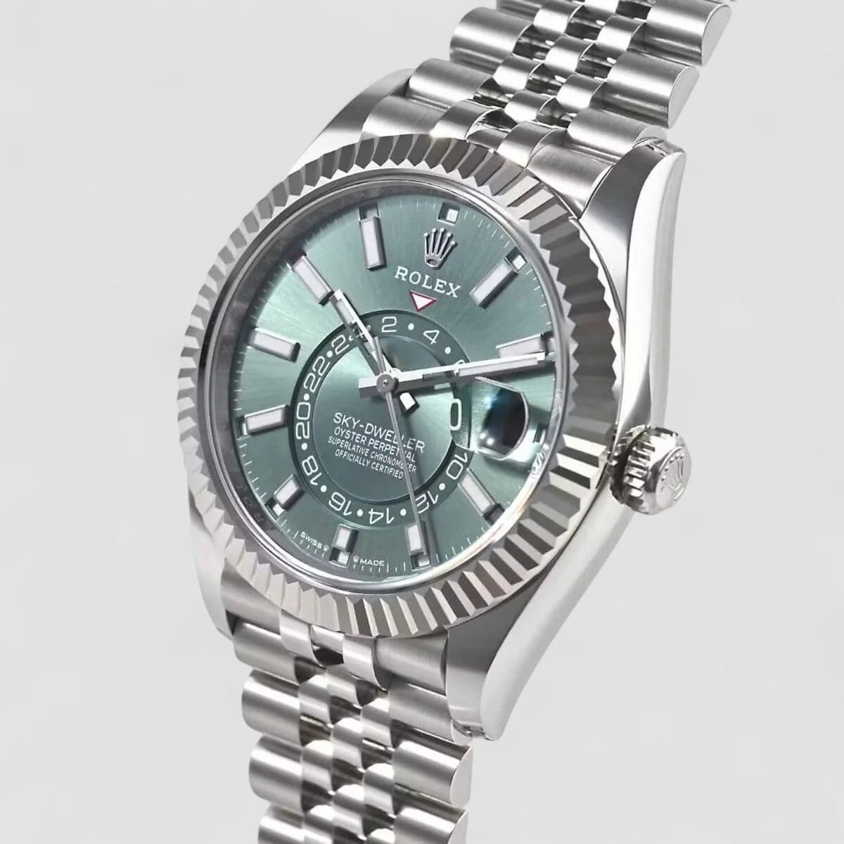 Rolex Sky-Dweller 336934 Green Dial New Full Set