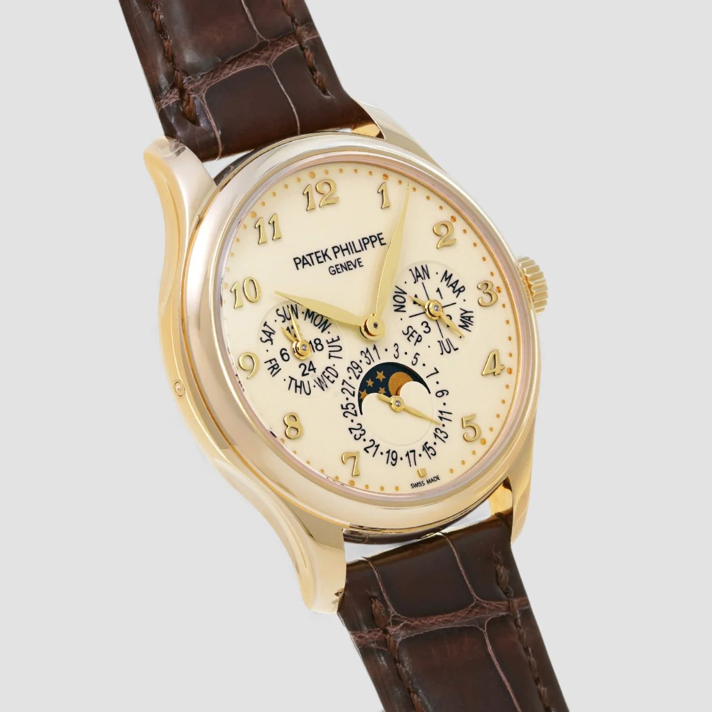 Patek Philippe 18k Gold Perpetual Calendar 5327J-001 New Full Set