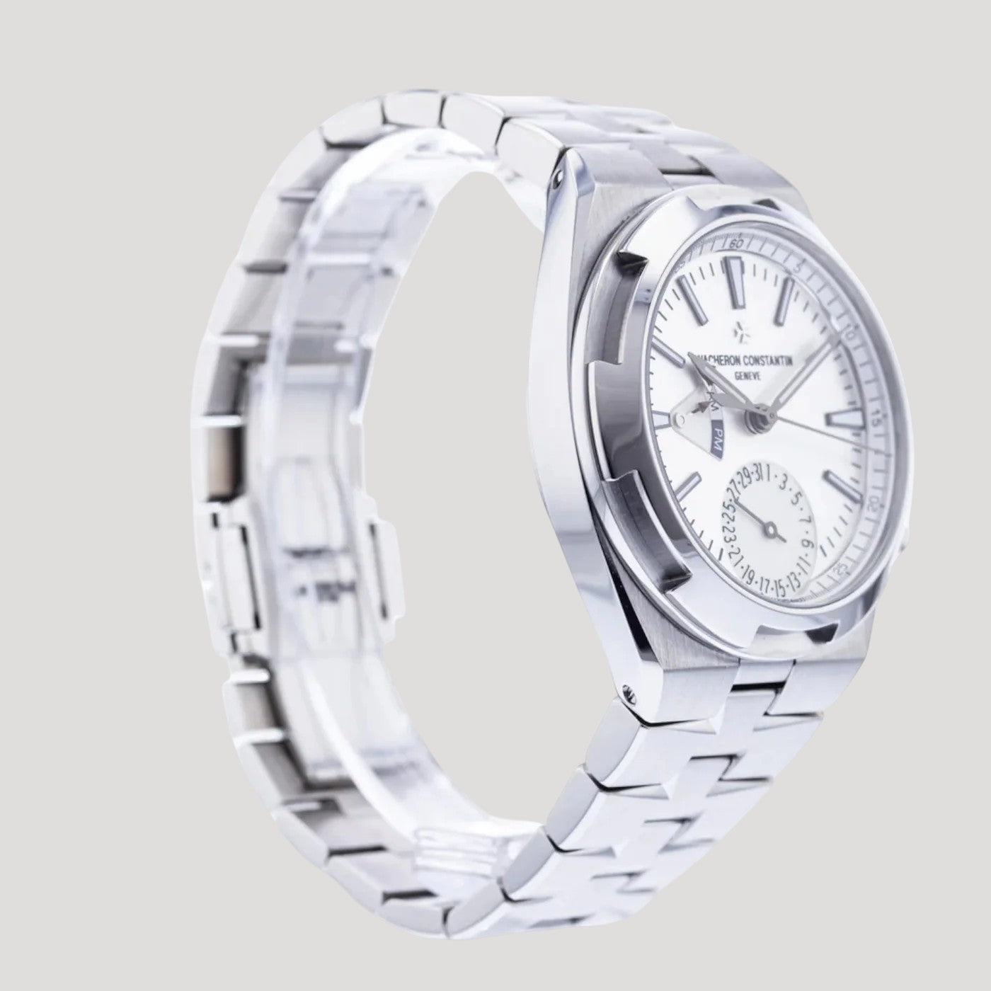 Vacheron Constantin Overseas Dual Time SS Silver Dial 7900V/110A-B333 New Full Set