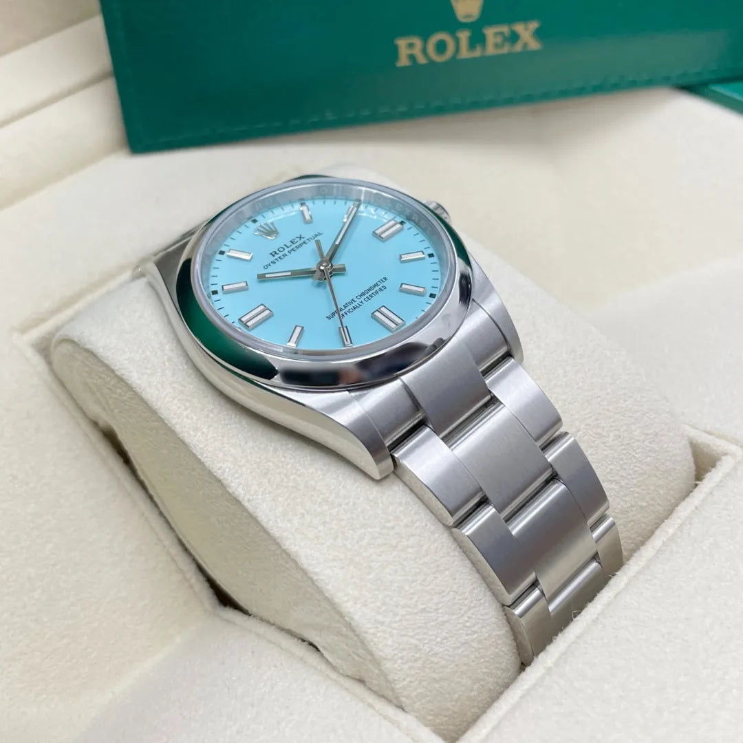 Rolex Oyster Perpetual 36mm Tiffany dial Ref. 126000 New