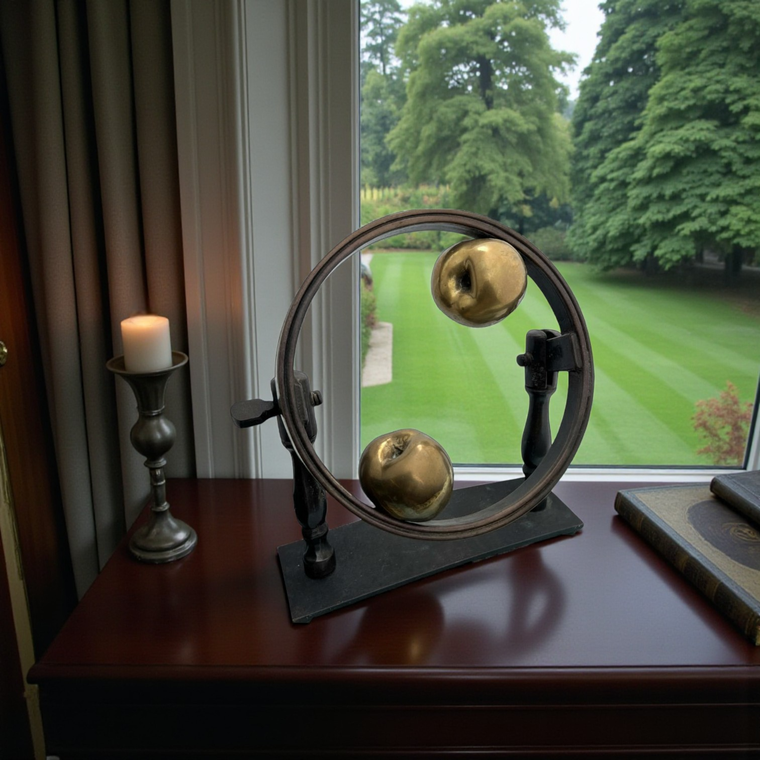 fine and rare Bronze &amp; Brass Sculpture by Vanni Viviani, 1980