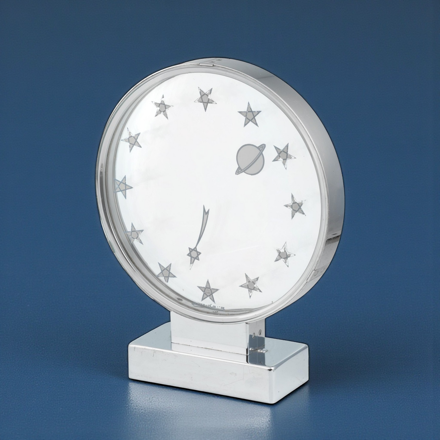 fine and rare Jaeger-LeCoultre Mystery 'Le Petit Prince' desk clock from ca 1940'