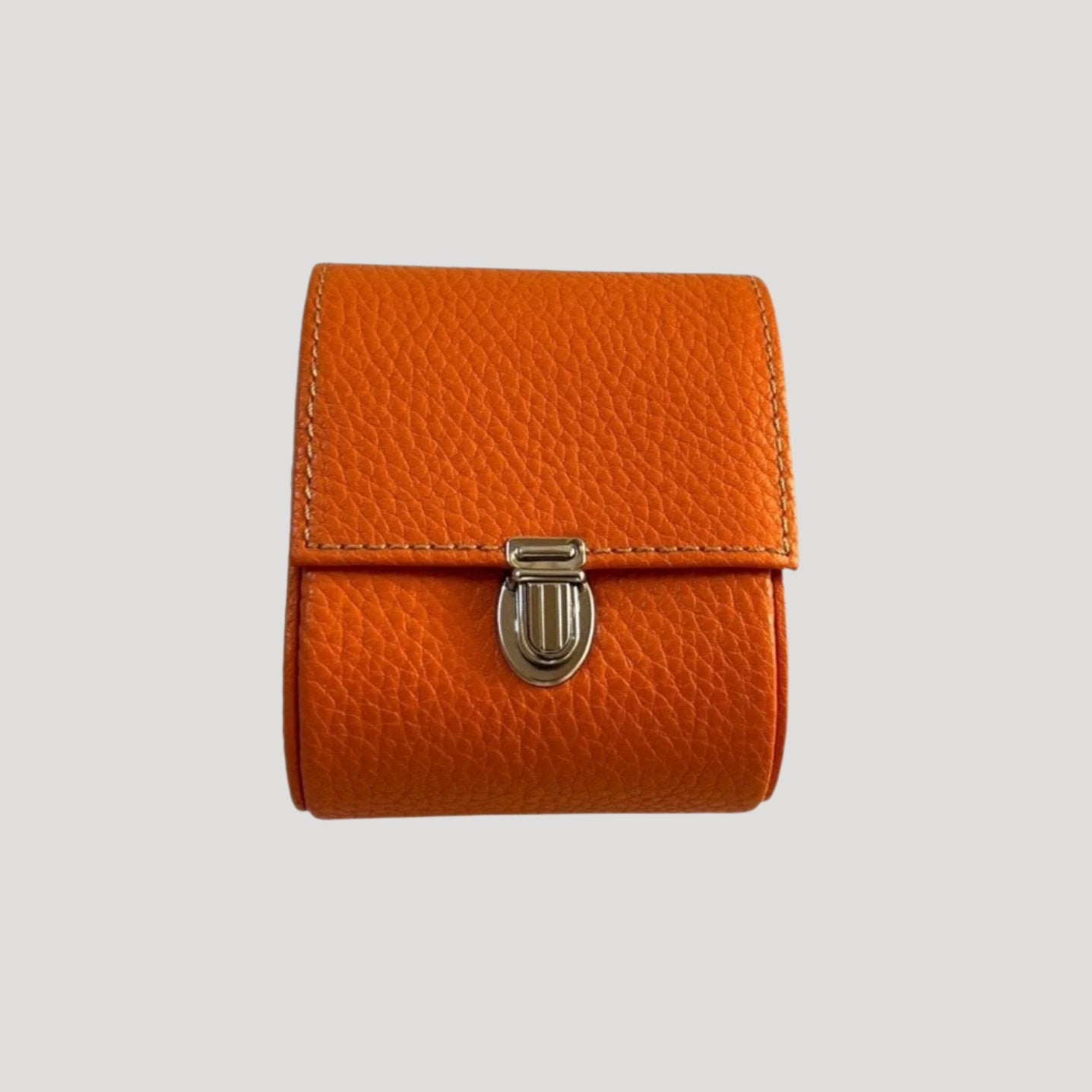 high quality leather watch travel pouch/ étui