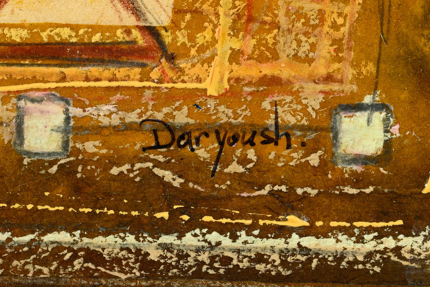 Daryoush Assadi (976), Pair of mixed-media artworks on paper 2006, signed