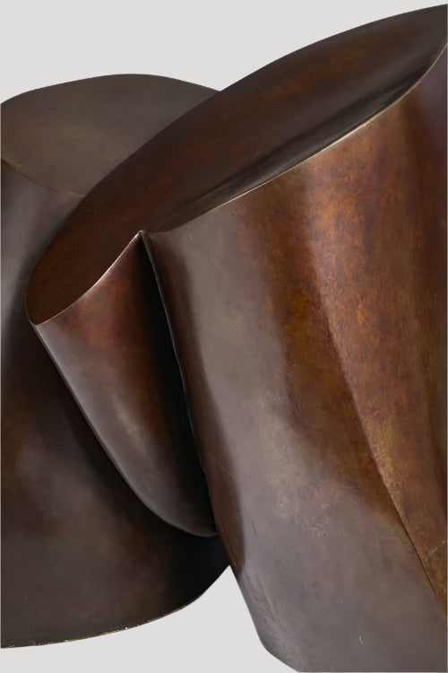 Magnificent bronze sculpture signed Mira Recanati 50cm 1974