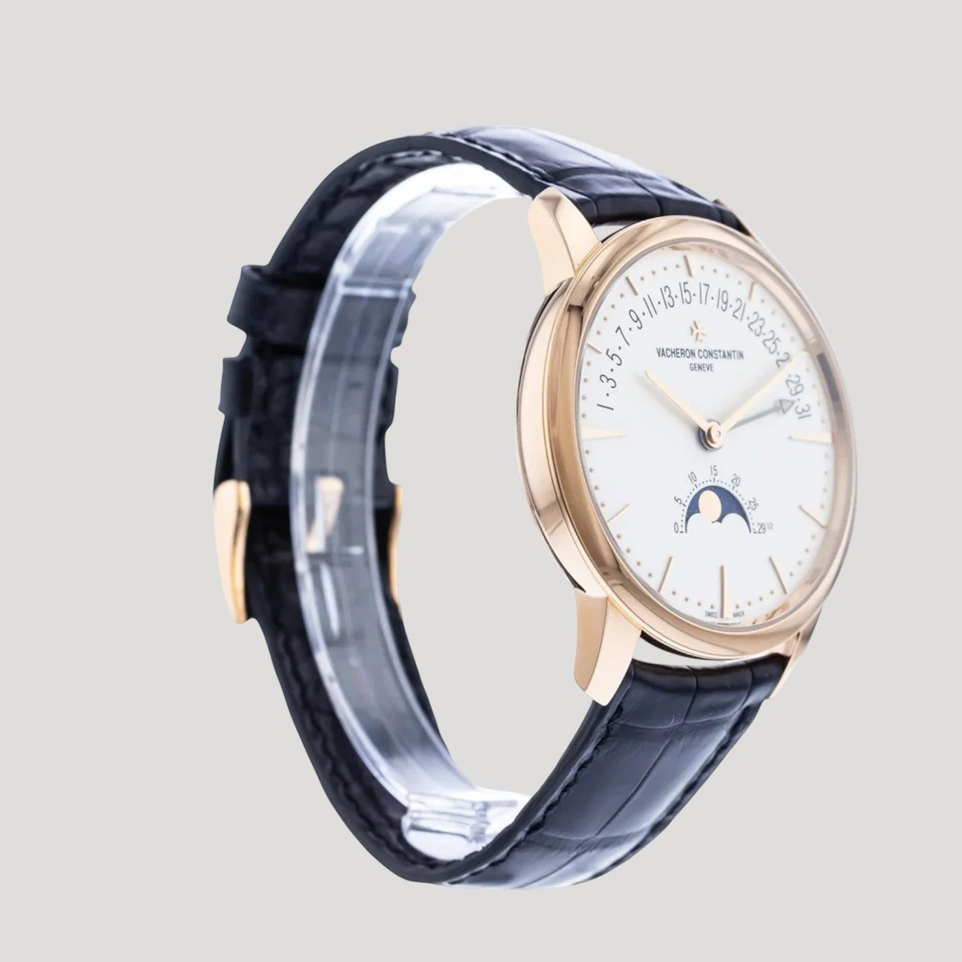 Vacheron Constantin Patrimony Moon Phase And Retrograde Date 4010U/000R-B329 New Full Set