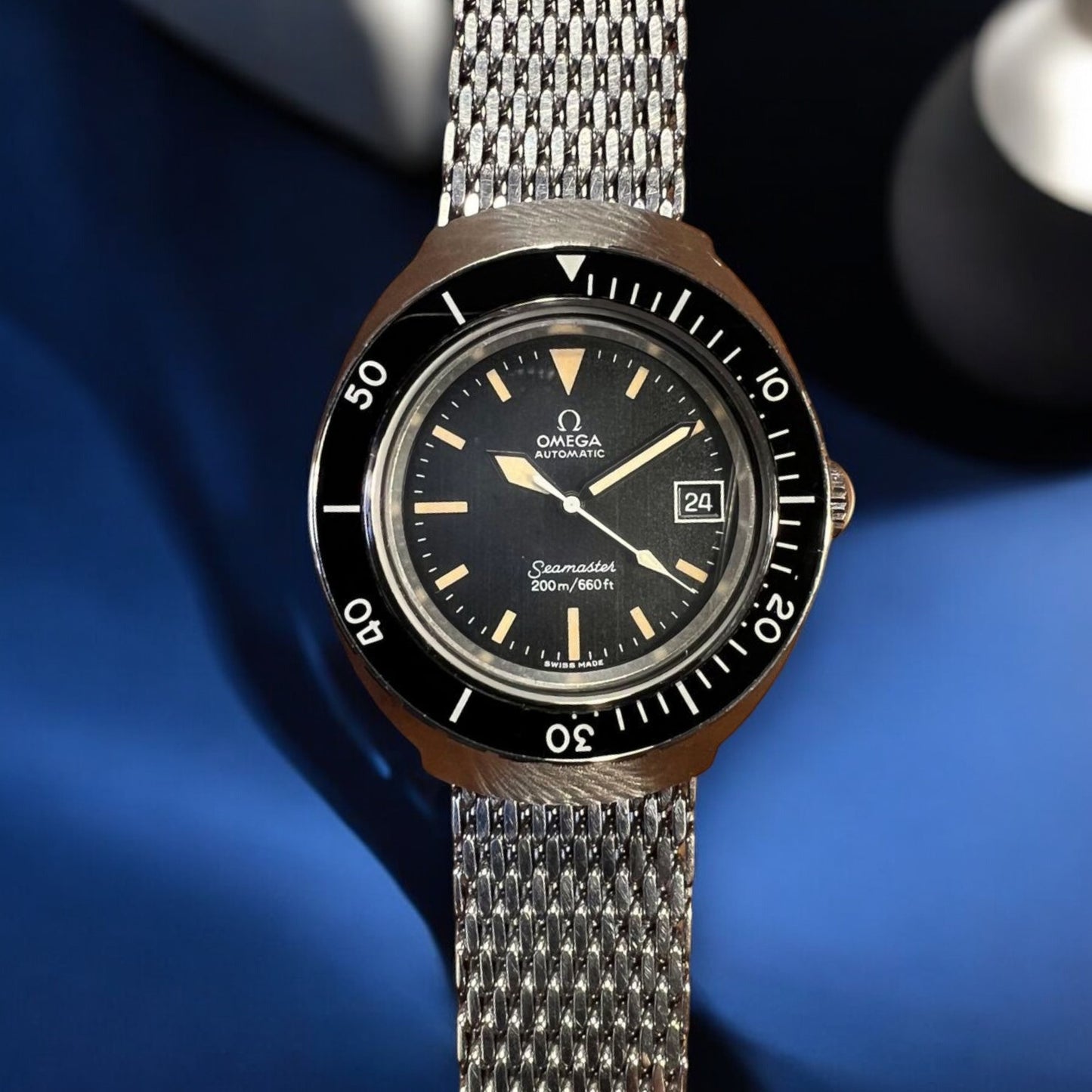Omega Seamaster 'Shom' 200 Ref.166.091 Patina vintage dial