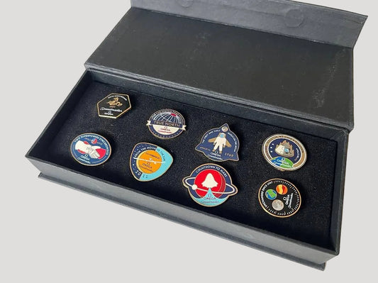 Omega Speedmaster 50th Anniversary Pins Limited Edition Collection