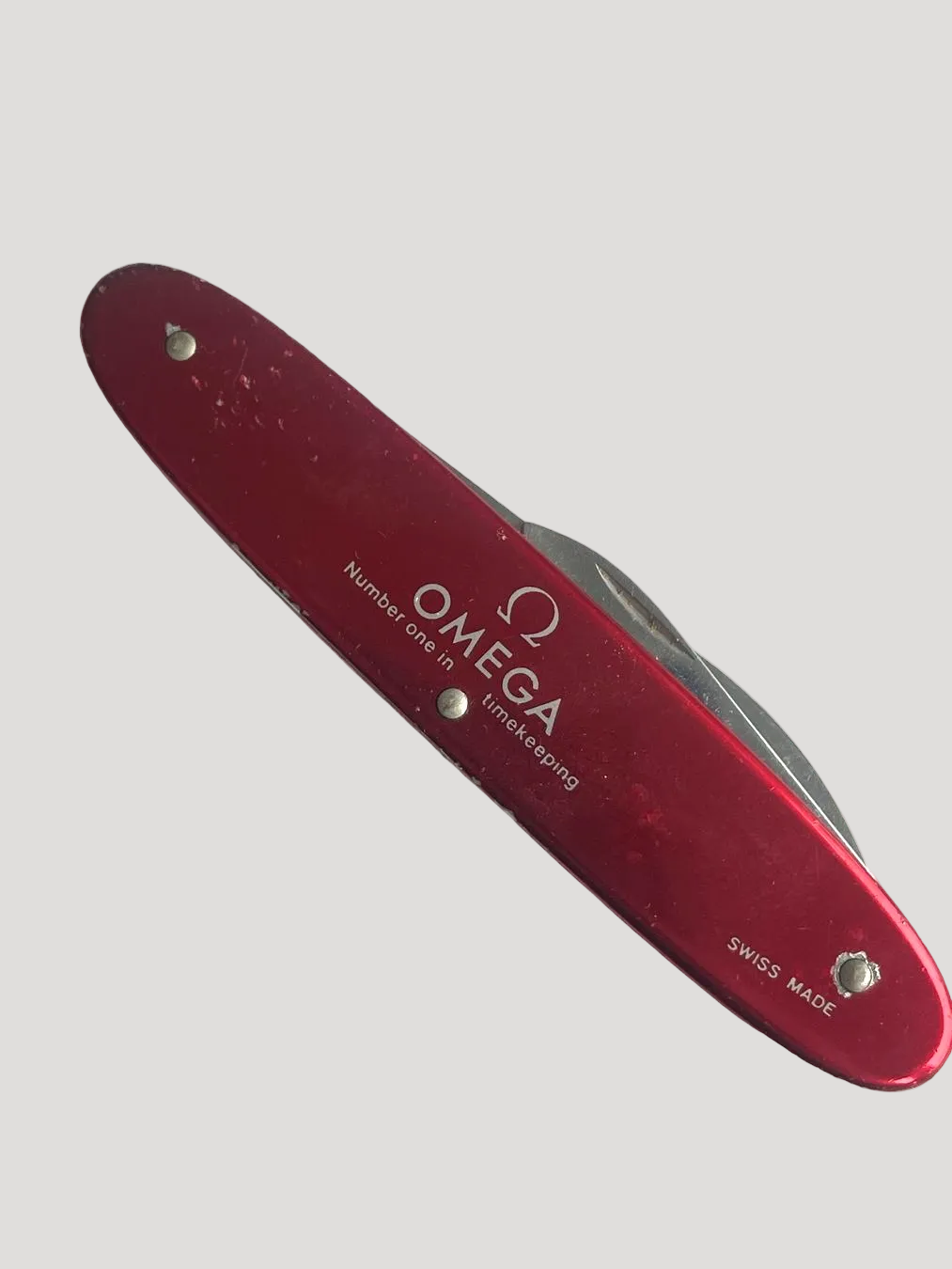 Omega New Pocket Swiss Knife case opener/ Couteau suisse