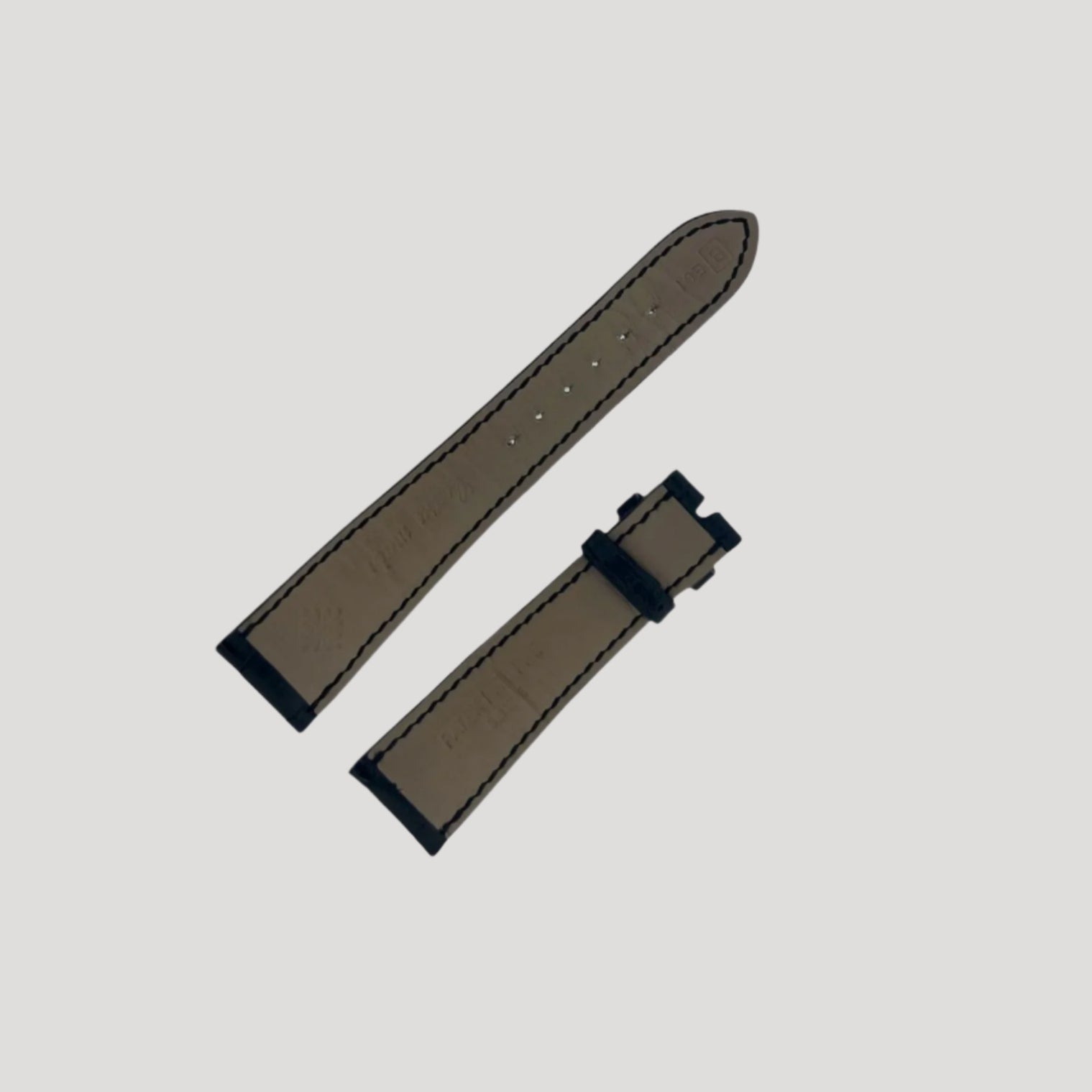 patek black matt croco band