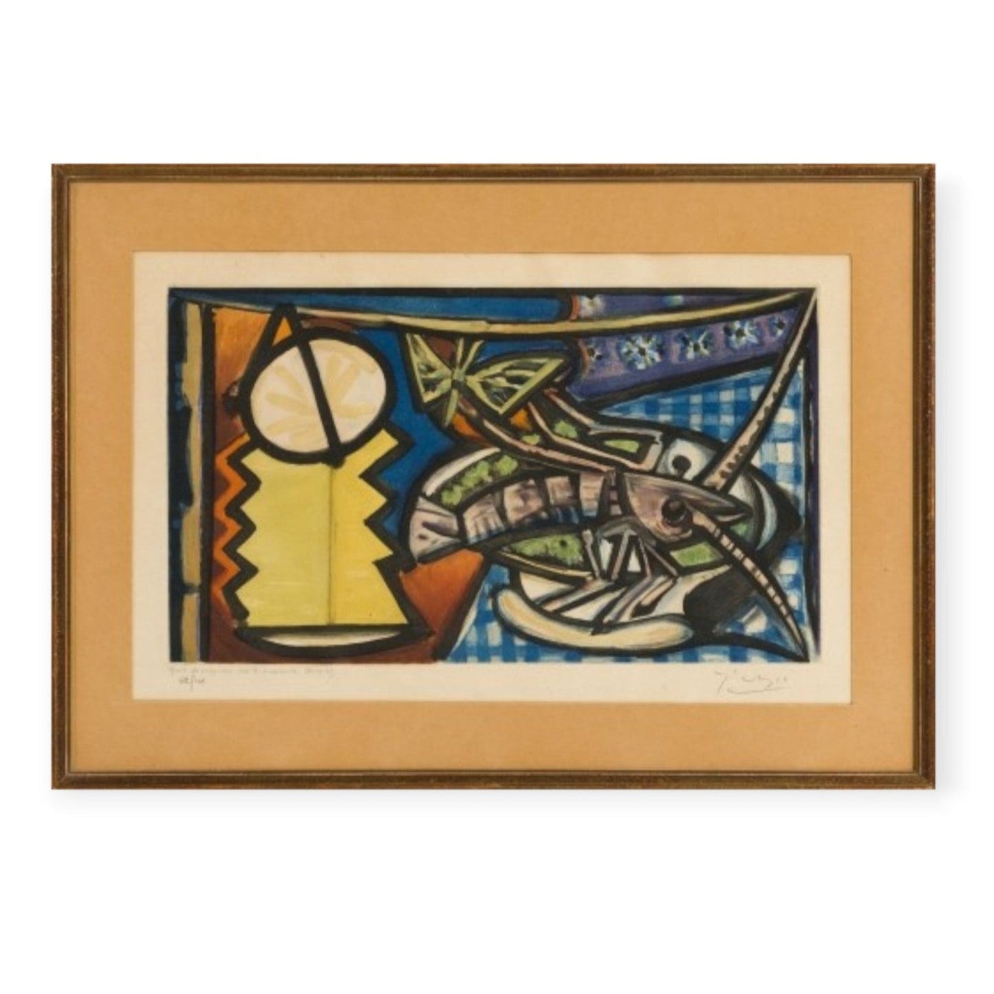 Pablo Picasso, 'The Lobster' Lithograph signed and numbered, Rare Collector's Edition