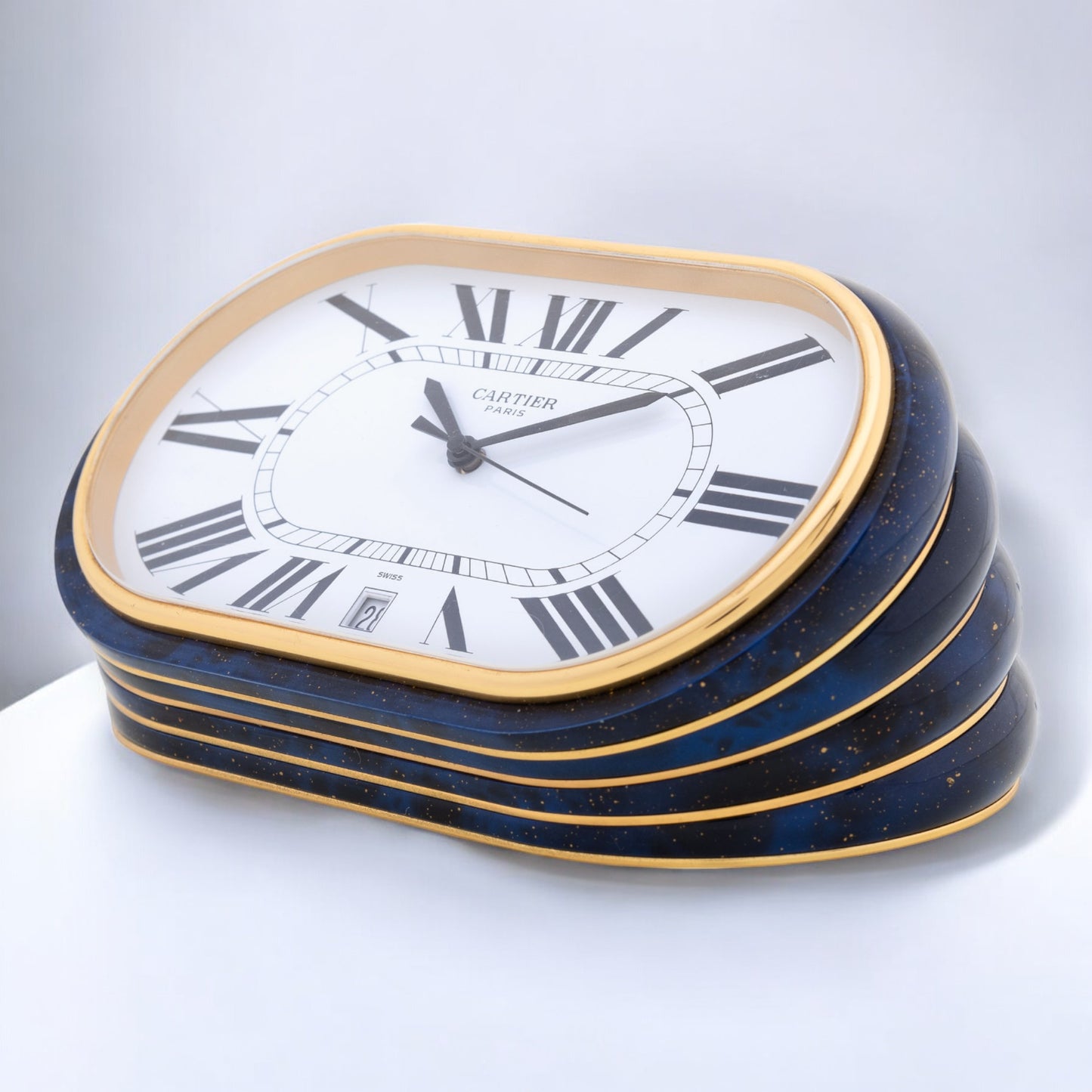 Cartier Desk Clock/ Pendulette Date Rare