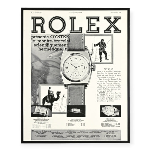 Rolex Affiche Publicitaire /Advertising Poster ca 1930