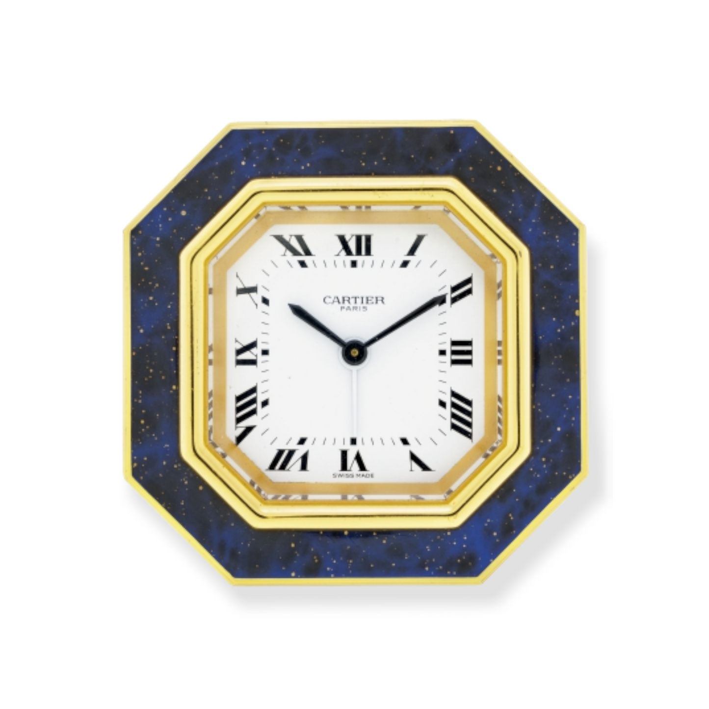 Cartier Alarm Clock Pendulette Horloge Ref. 7507, 1980s