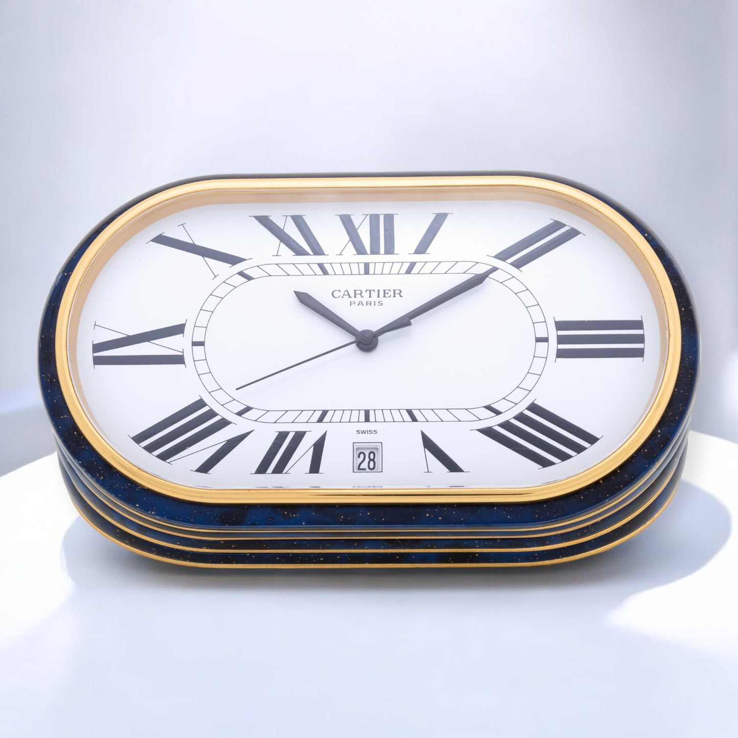 Cartier Desk Clock/ Pendulette Date Rare