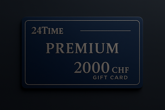 24Time Premium 2000 CHF gift card on a dark background