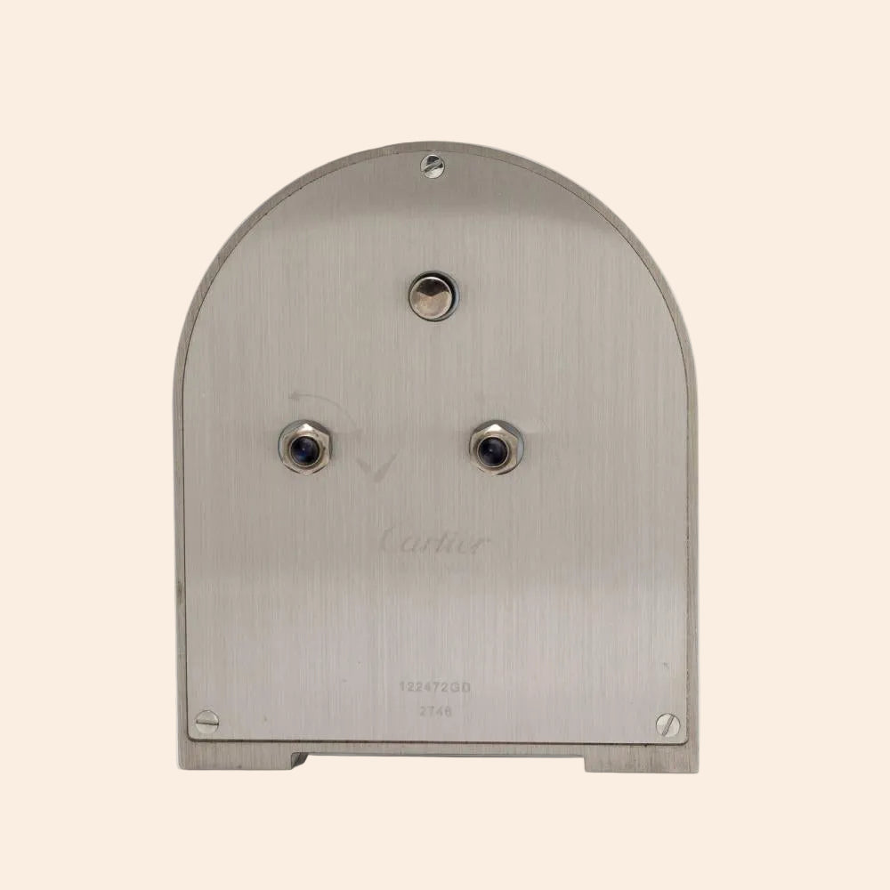 Cartier Enamel Alarm Desk Clock/ Horloge / Tischuhr Rare