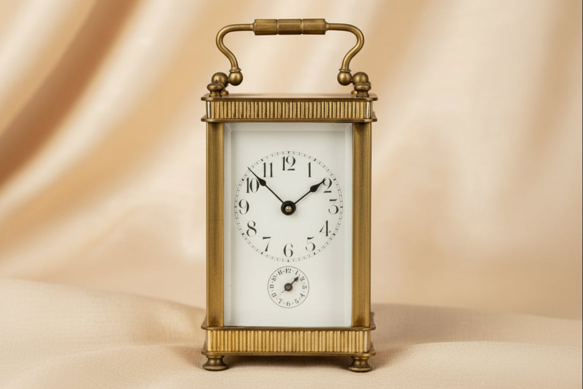 Jaeger-LeCoultre Key Winding Table Clock Horloge Pendule 1960'