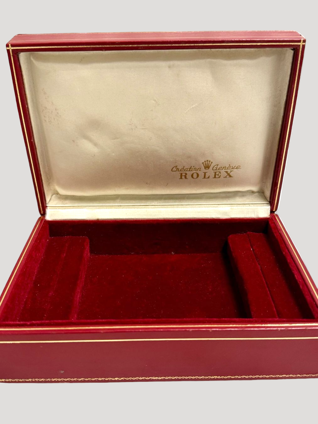 Rolex Vintage Watch Box /boîte / uhrenbox with tapisserie large size 60.01.2