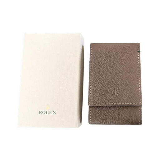 Rolex New Rare Leather Tobe color Etui/ Travel Pouch/ Case