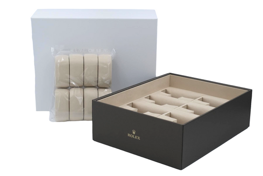 Rolex New 8 Watches Storage Box Presentation Tray Display/ Présentoir montres/ Uhrendisplay