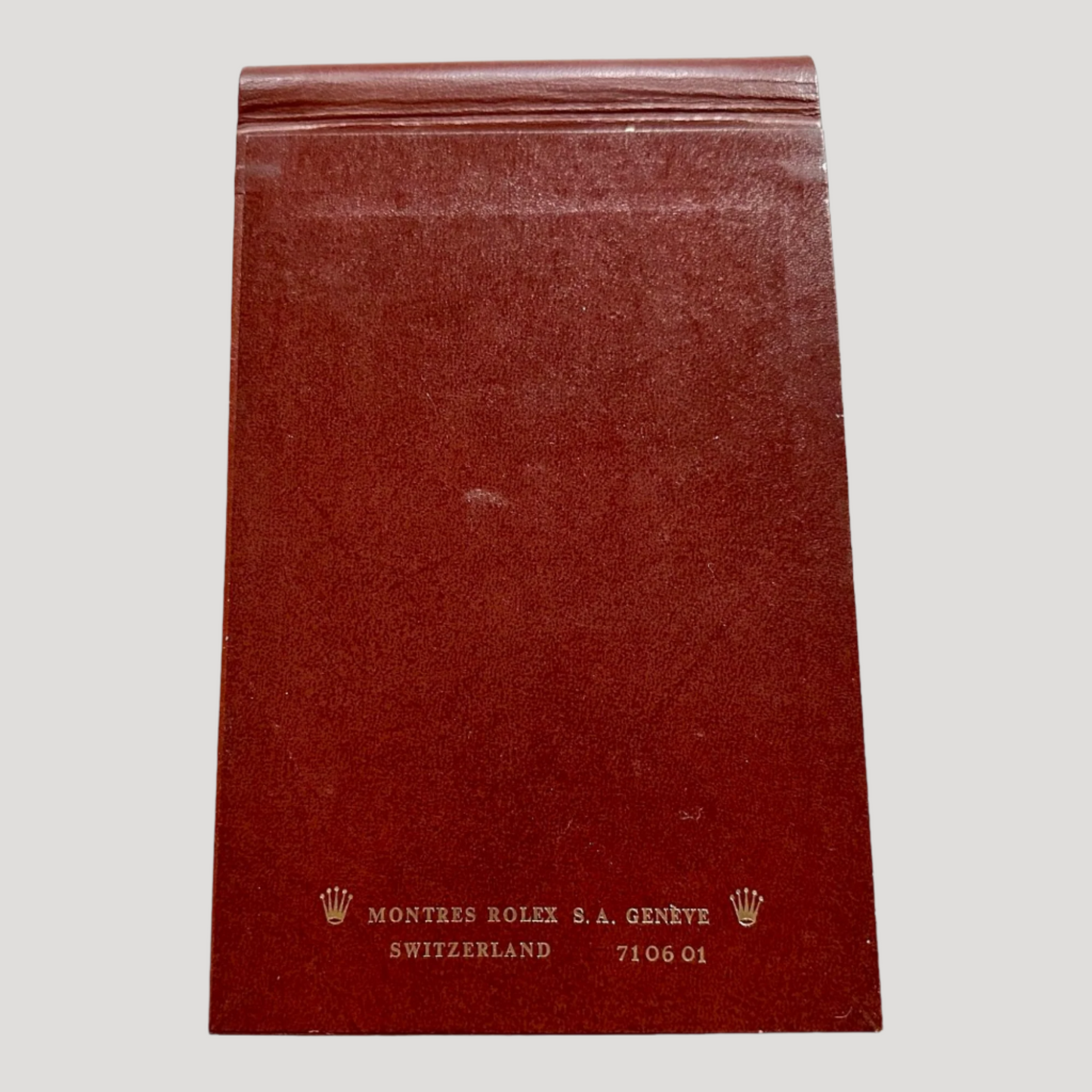 Rolex Vintage Brown Leather Agenda/ Notebook