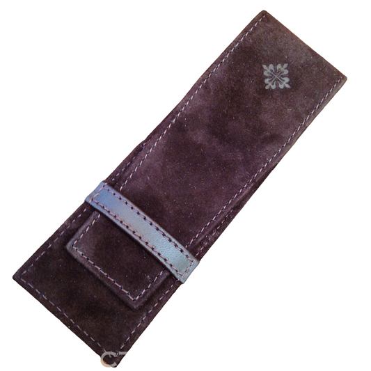 Patek Philippe Etui / Pouch for Stylo / Pen in Dark brown leather