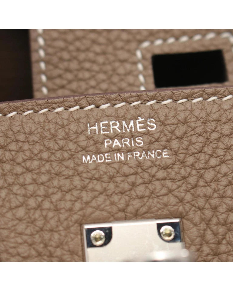 Hermes Birkin beige bag