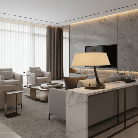 Beautiful asymmetric bronze signed  design Lamp / Lampe de table Lili par Romeo Sozzi