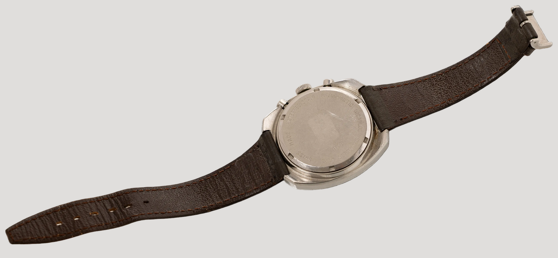 Vintage Heuer Chronograph Sfumato Patina Dial Reference 905 from 1970s