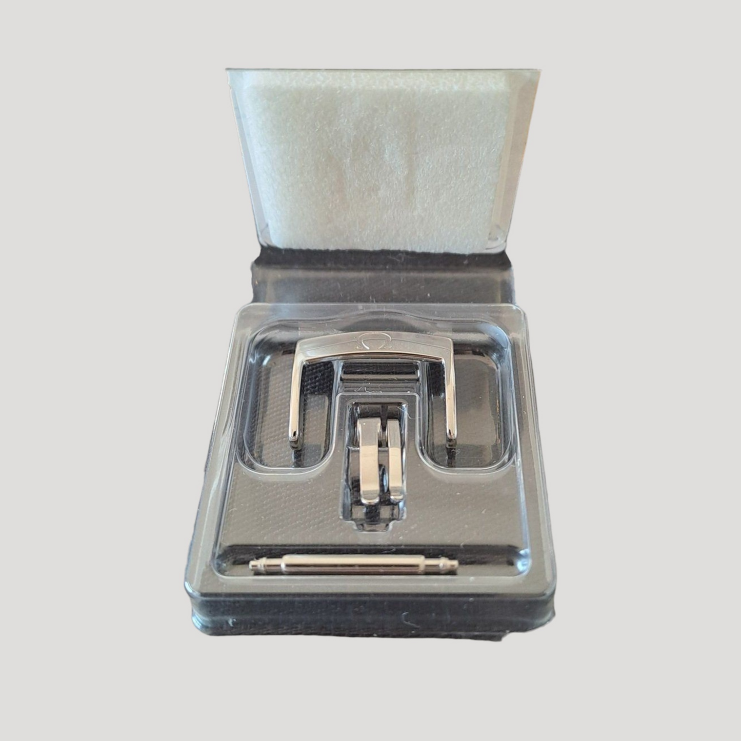 Omega New Stainless Steel  Buckle Boucle Faltschließe 16mm