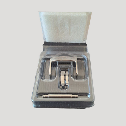 Omega New Stainless Steel  Buckle Boucle Faltschließe 16mm