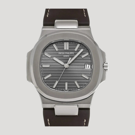 Patek Philippe Nautilus Grey Dial 18K White Gold 5711G-001 New Full Set