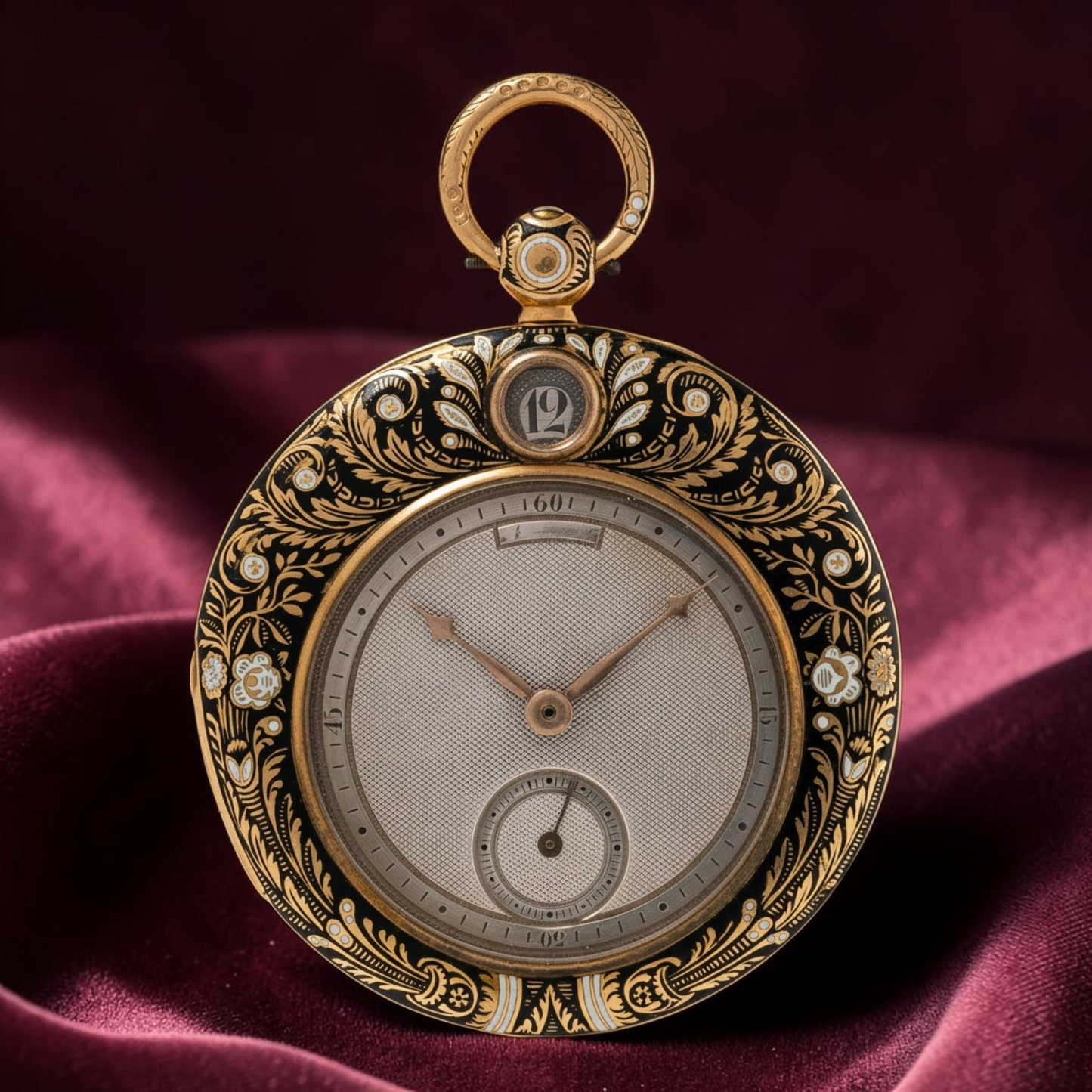 “Le Sieur à Paris” 18k Gold jumping hour open-face pocket watch early 19c Rare Collector