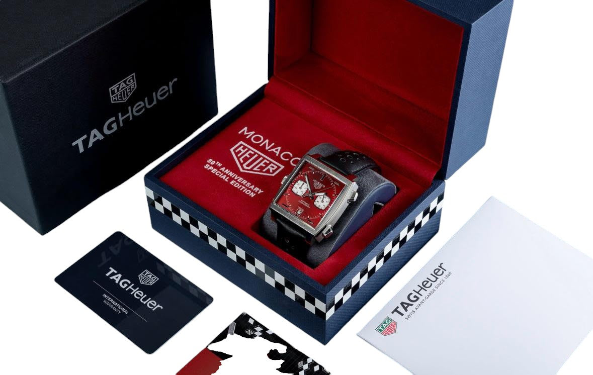 Tag Heuer Monaco Limited Edition, New Full Set Ref. CAW211W.FC6467