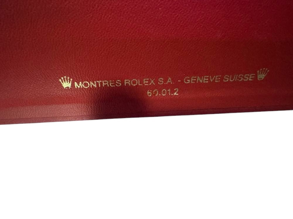 Rolex Vintage Watch Box /boîte / uhrenbox with tapisserie large size 60.01.2